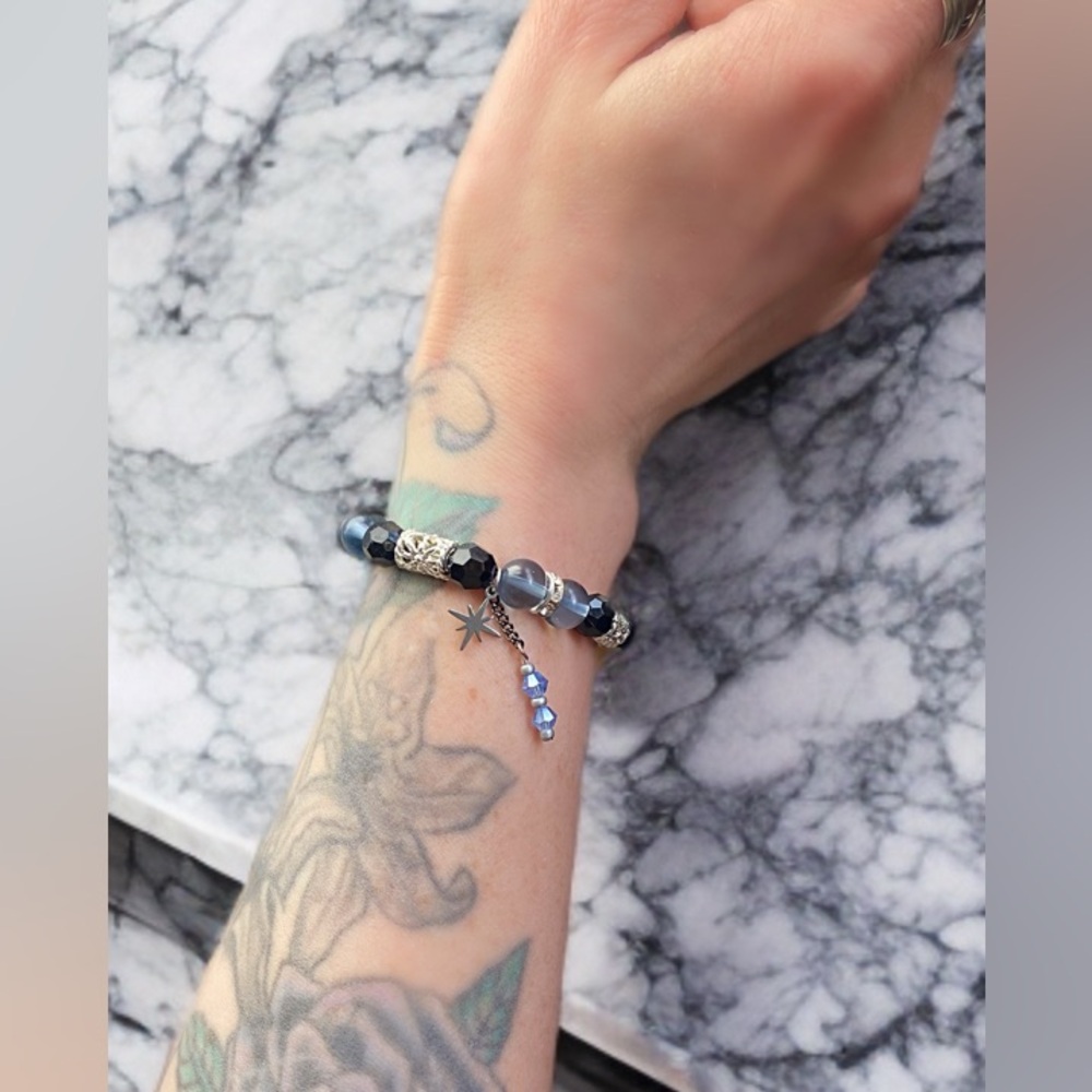 Handmade Crystal Charm Bracelet